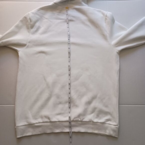 Calvin Klein White and Gray Block Coloring Hoodie Sweatshirt Men’s Size L - Picture 10 of 16